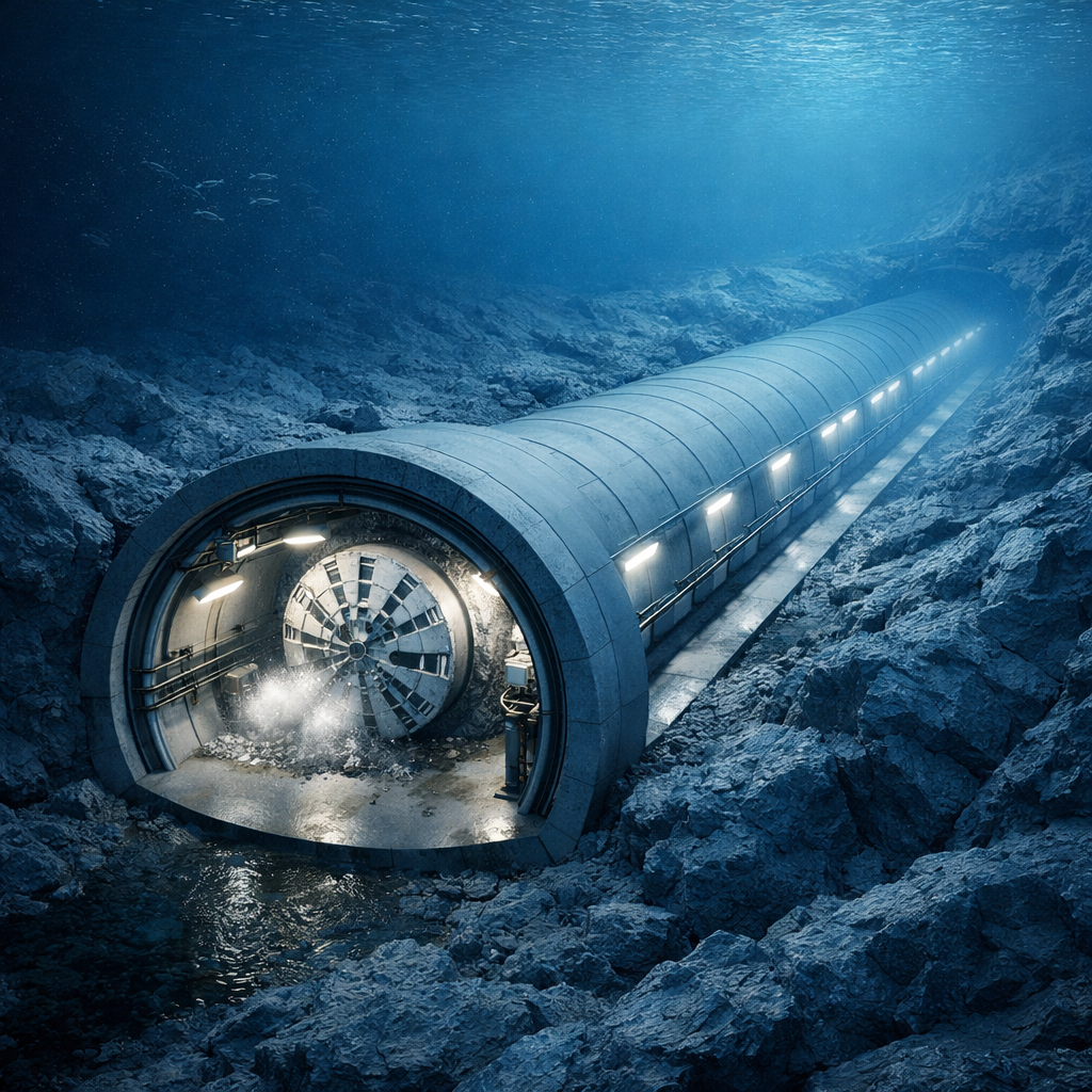 Dentro del túnel submarino más profundo y largo del mundo
## Contexto
En el mundo de la ingeniería civil;0;200)
