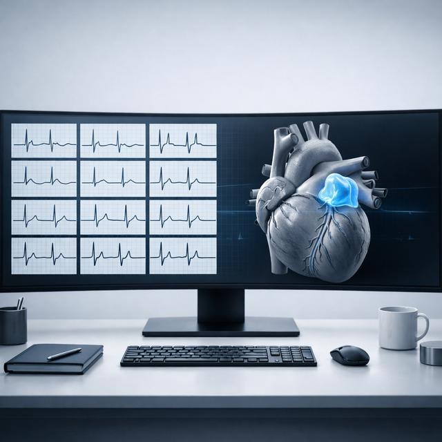 Predicción de la estructura y función de la aurícula izquierda mediante aprendizaje profundo a partir de electrocardiogramas de 12 derivaciones