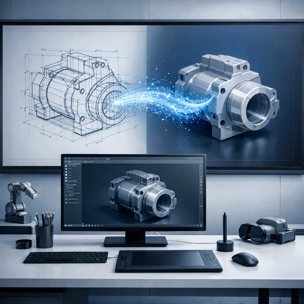 Una mejor manera de convertir diseños en 2D en modelos en 3D para prototipado rápido