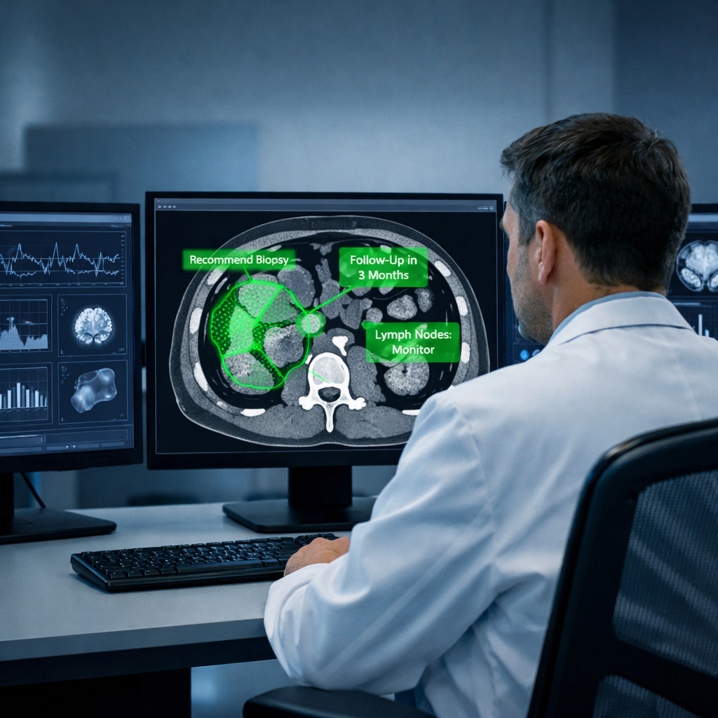 Decisión de apoyo concordante con las guías en radiología abdominal: una evaluación basada en expertos de Gemini