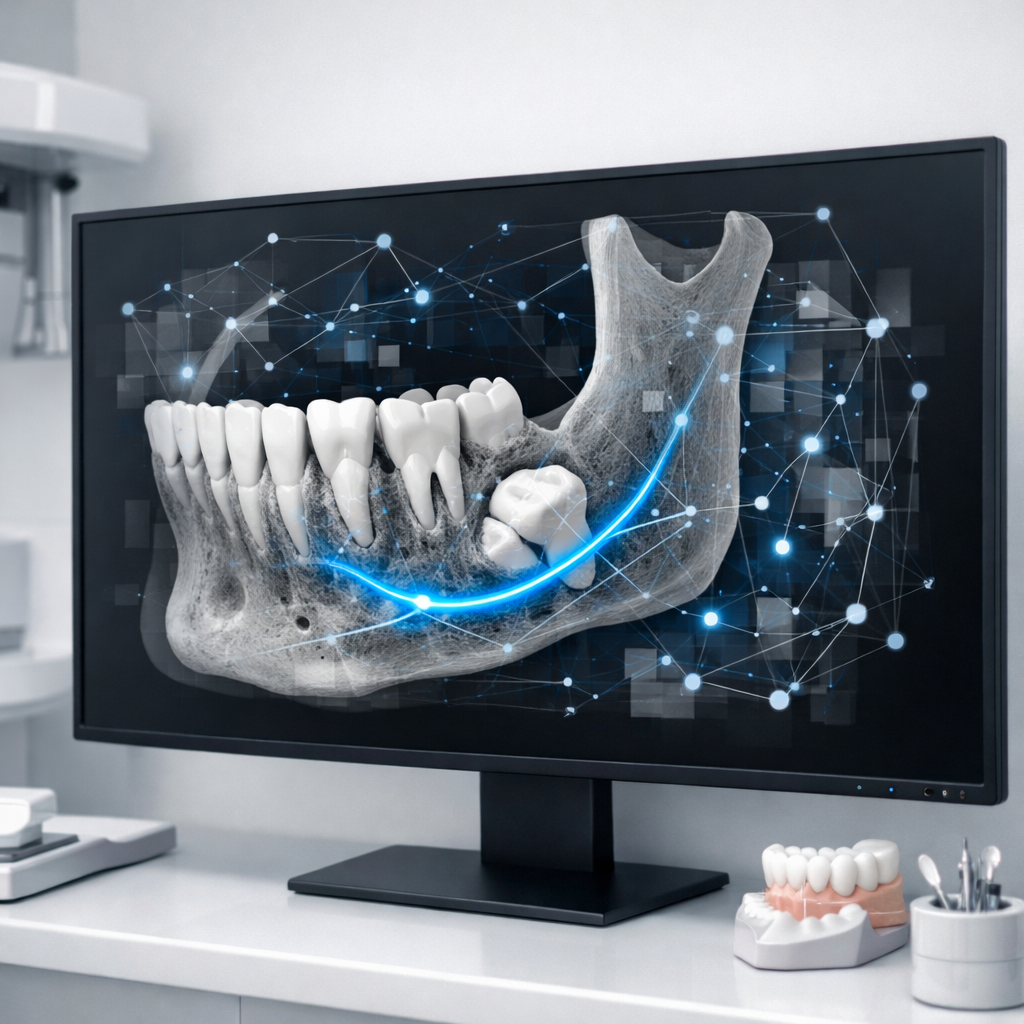 Validación del análisis de CBCT asistido por inteligencia artificial para predecir la proximidad del nervio alveolar inferior a los terceros molares mandibulares impactados: un estudio de precisión di
