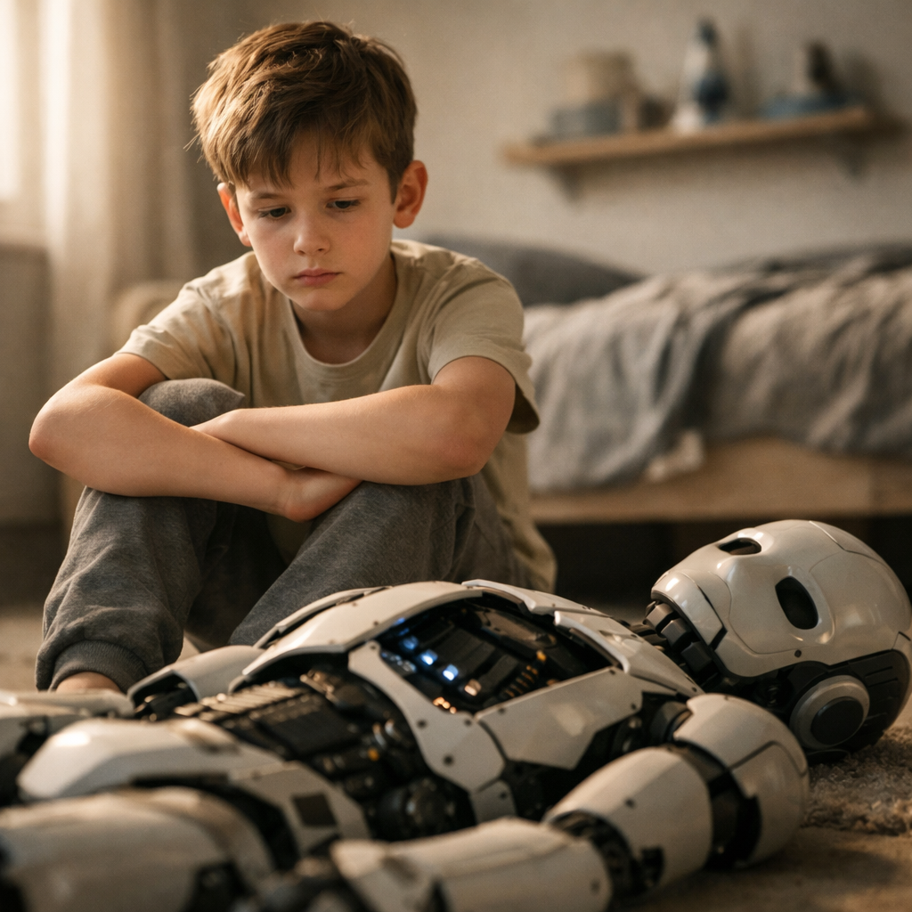 ¿Qué sucede cuando el mejor amigo robot de un niño muere?