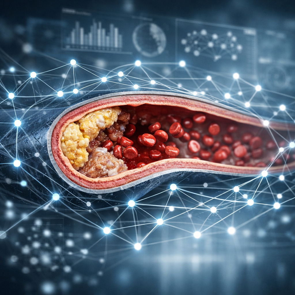 Desacoplamiento espacial de programas inmunitarios en placas y circulación define una robusta firma génica en la aterosclerosis: un análisis integrador de múltiples cohortes