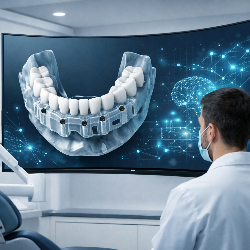 Automatización del diseño de guías quirúrgicas para implantes anteriores únicos impulsada por inteligencia artificial - un informe clínico