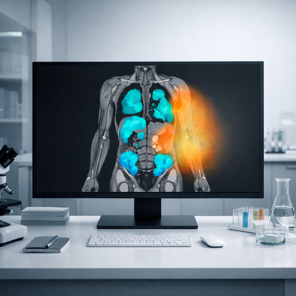 Segmentar cualquier tumor: un modelo de visión fundacional consciente de la incertidumbre para análisis de todo el cuerpo