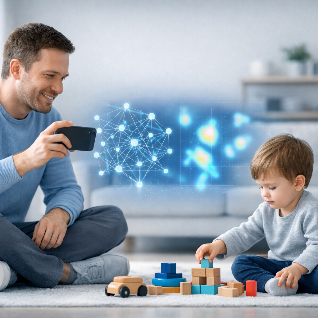 Automatización del cribado de autismo a través de un modelo de visión-lenguaje en interacciones naturalistas entre cuidadores y niños