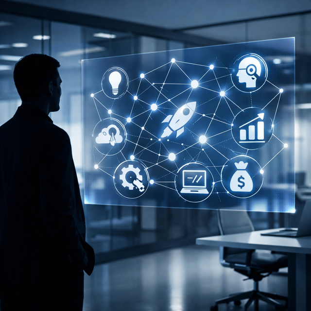 Infraestructura para startups asistidas por inteligencia artificial de Bill Gross